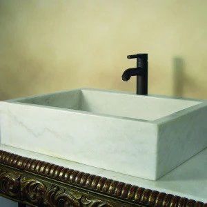 Directly Factory lowest price china black marble bathroom sink