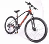 Disc Brake 27 Speed Carbon Fibre Frame Mountain Bicycle Fork Suspension Off-Road Bike Made in China