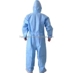 Disposable nonwoven blue PP coverall