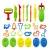 Import DIY Color Clay Tool Mould Set Environmental Play Clay Tool Painting Drawing Set Avaliable EVERUN113 Assorted CN;ZHE Crafts from China