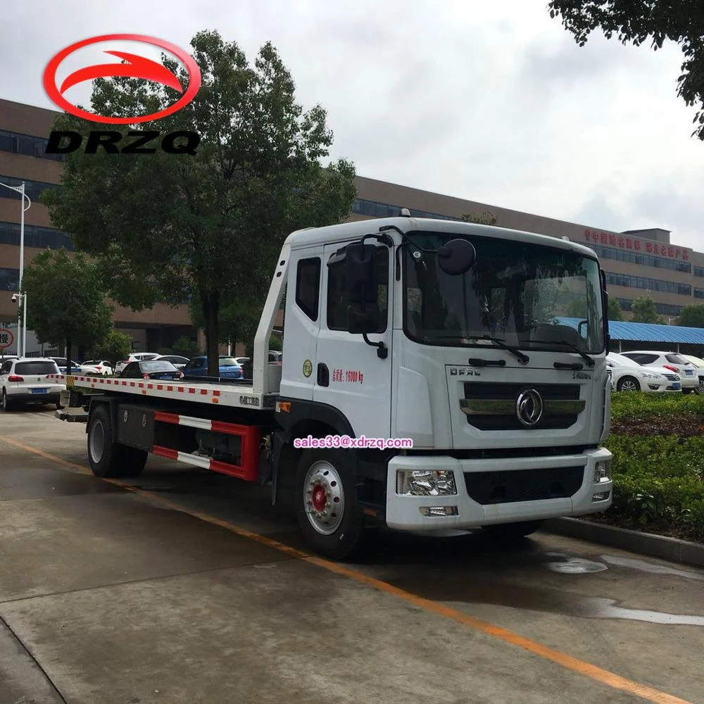Dongfeng wreker truck 4*4 tow truck rollback wrecker bed for sale