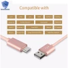 Dongguan Cable Manufacture Type C Charging Cable, 6Ft Type C USB to USB A Charging Cord Sync Data Cable for Galaxy S8/S8+/C9 PRO