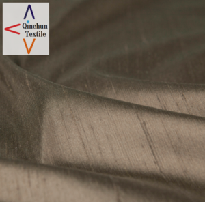 dress fabric 19MM 100% pure silk dupioni fabric