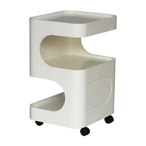 DTY cheap white hairdressing hair salon equipment trolly nail beauty rolling tray trolley cart