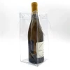 Durable Good Quality Transparent Plastic Red Wine Waterproof Clear PVC Ice cooler Bag With Handles