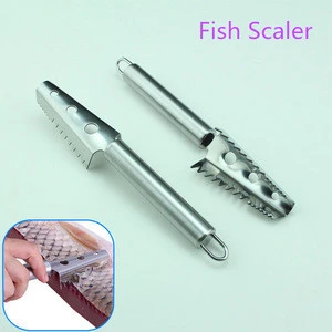 Durable Kitchen Gadget Tool Stainless Steel Fish Scaler