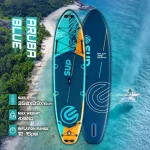 E SUP Adult standing inflatable paddle board surfboard double layer structure electric fish fin with strong power by esup