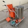 Easy operate thermoplastic road marking machine driving double cylinder boiler