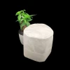 Eco friendly biodegradable PLA corn fiber nonwoven fabric plant nursery bag