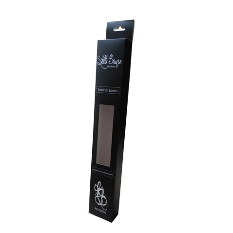 Eco-friendly black box for hair extension custom packaging paper hair box