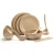 Import Eco friendly material healthy kitchen dinnerware, biodegradable bamboo fiber tableware/ from China