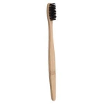 Eco-Friendly Natural Bamboo Toothbrush with Soft Charcoal Bristles Ergonomic Handle Arc Head