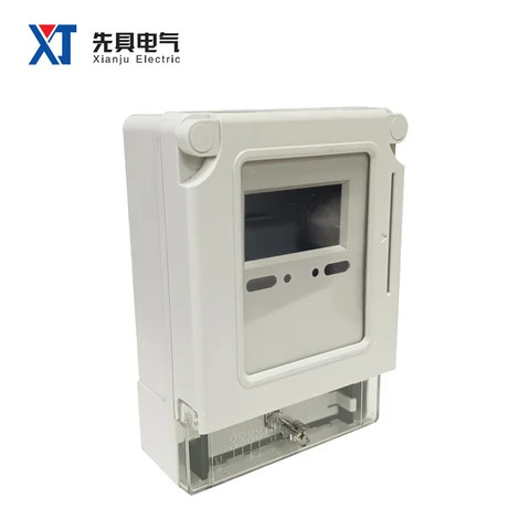 Electric Energy Meter Shell Single Phase Plastic Enclosure  OEM ODM Factory Electricity Meter Housing Can Customized