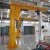 Import Electric pillar type cantilever spiral armportal jib crane export to Germany from China