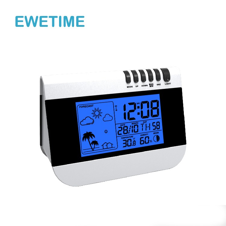 Electronic digital table alarm multifunctional clock  with temperature