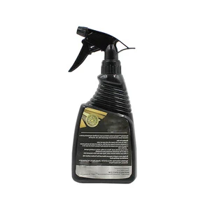 Empty 16 oz detergent cleaning black 500ml trigger plastic spray bottle