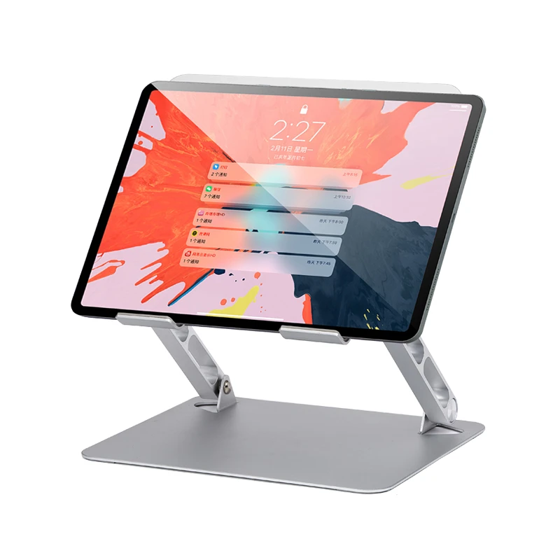 Ergonomic foldable notebook stand aluminum laptop stand with cooler laptop foldable stand