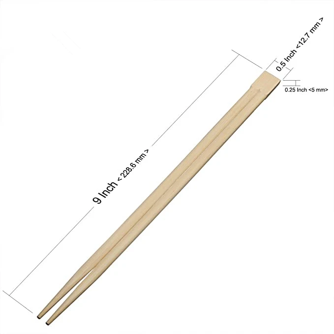 Estick non-disposable bulk direct  wooden bamboo chopsticks with customized sleeve
