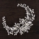 European and American Simple Pearl Hair Band Wedding Dress Accessories Bridal Jewelry Hair Band Headband Wholesale