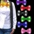 Import Event Party Supplies Sequin LED Flashing Light Up Bow Tie from China