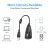 Import External USB Sound Card USB to 3.5mm Audio Stereo Microphone Speaker Adapter Converter 7.1 Channel Sound Headphone MIC speaker from China
