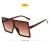 Import Eyewear 2021 Fashion Brand Designer Sun glasses Big Square Oversized Shades Sunglasses from China