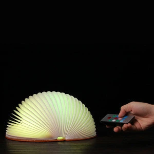 F-103 Smart Remote Control lamp Rechargeable Colorful Book Light