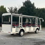 factory  cheap  14 seats Tourist bus electric sightseeing bus car  72V 200AH