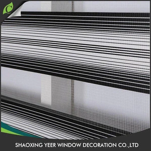 Factory direct decorative indoor zebra rolling window shutters