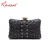 Import Factory direct leather diagonal package crystal beaded evening bags pearl clutch box evening bag from China