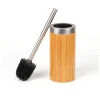 Factory Direct Sales Environmental Protection Customized Reusable Natural Bathroom Accessories Bamboo Toilet Brush Holder