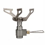 Factory direct sell 3000t outdoor portable high quality titanium alloy folding camping mini gas stove