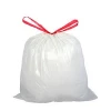 Factory direct selling star seal outdoor green  hdpe trash  rubbish garbage plastic bag on roll