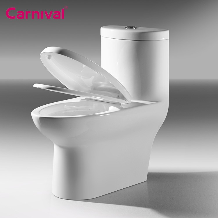 Factory Direct Supply Ceramic Bathroom Siphonic One Piece Toilet