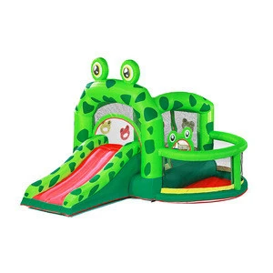 Factory price Inflatable Bouncer Trampoline Park frog style Inflatable Castle inflatable water park equipment for Sale
