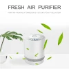 Factory price  PM2.5 Mini Air Purifier Household Air Purifiers Desktop Electrical Good Filter LED Air Fresher for Bedroom