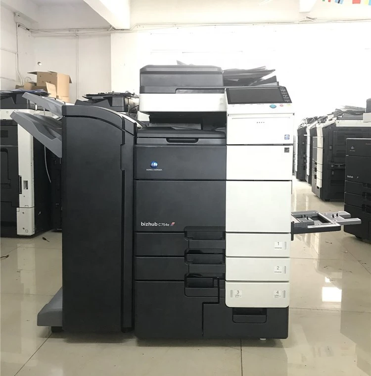 Factory Sales Used Printer C754e C754 Copiers for Konica Minolta Photocopy Machine Price