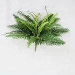 Factory SGS wholesale custom Mini artificial potted frond palm tree plant