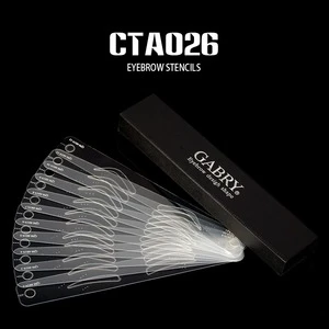 Factory Supplier Transparent Eyebrow Stencils Makeup Tools For Eyebrows Tattoo