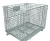 Import factory supply  Anti-corrosion wire mesh container foldable storage cage with wheels from China