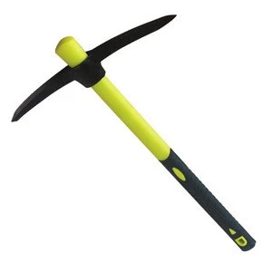 Farm garden tools Agriculture tools fiberglass handle carbon steel pickaxe with cheap price