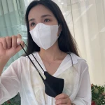 Fashion 3d face-mask individually packaged weat-proof  are used in industry facemask