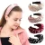 Import Fashion Beaded Pearl Knotted Headband Hair Accessories For Women Korean Party Head Bands Wholesale Girls Bow Makeup Hairbands from China