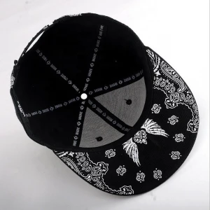 Fashion Design Mens Baseball hat Black Design /Men Hip Hop Snapback Hat/Custom Design Snapback Hats