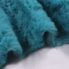 Fashion Faux Rabbit Fur Fleece Garment Plush Pure Polyester Luxury Fabric