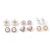 Import Fashion Party Gold Earrings Wholesale Classic Bohemian Flower Shape Pearl Earrings Women from China