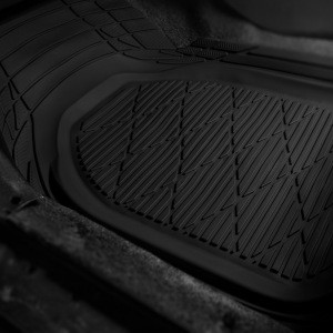 FH Group F11323 Trimable Deep Tray Rubber Floor Mats-Universal Fit for Cars, Auto, Trucks, SUV