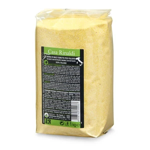 Fine maize flour for polenta Casa Rinaldi 1kg made Italy