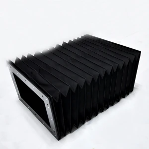 Flexible dust accordion shield bellow cover