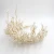 Import Floral Bridal Headpiece Tiara Wedding Hair Accessories Hair Vine Handmade glass beads Headband Hair Jewelry For Bride from China